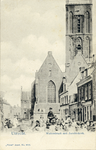 2776 Gezicht in de Waterstraat te Utrecht uit het westen met op de achtergrond de Jacobikerk.